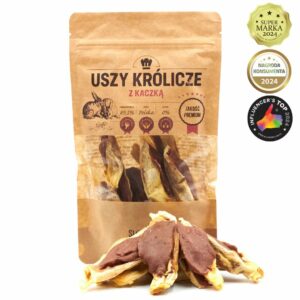 USZY KRÓLICZE Z KACZKĄ - 89,5% MIĘSA