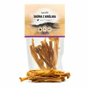 SKÓRA Z KRÓLIKA - PSIE SUSZKI 100% MIĘSA